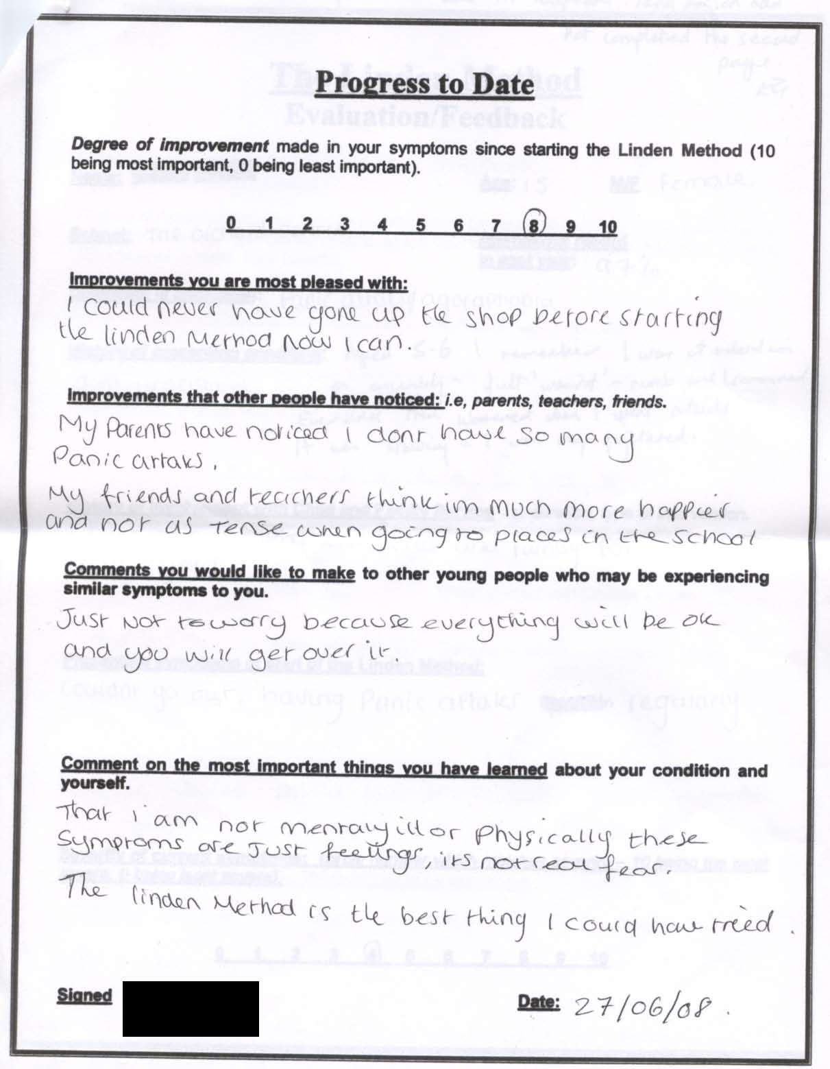Linden Method review testimonial 14